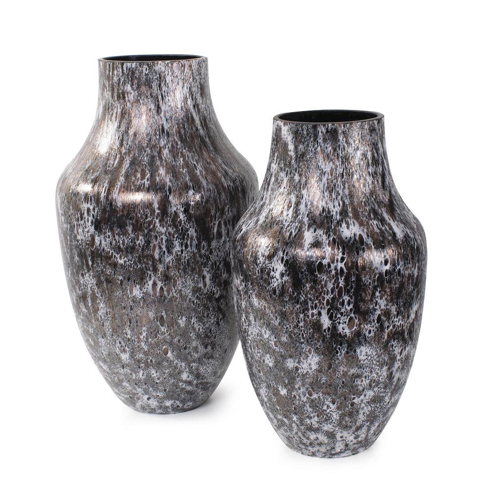 Zynsky Art Glass in Deep Mocha Brown- Short. Picture 6