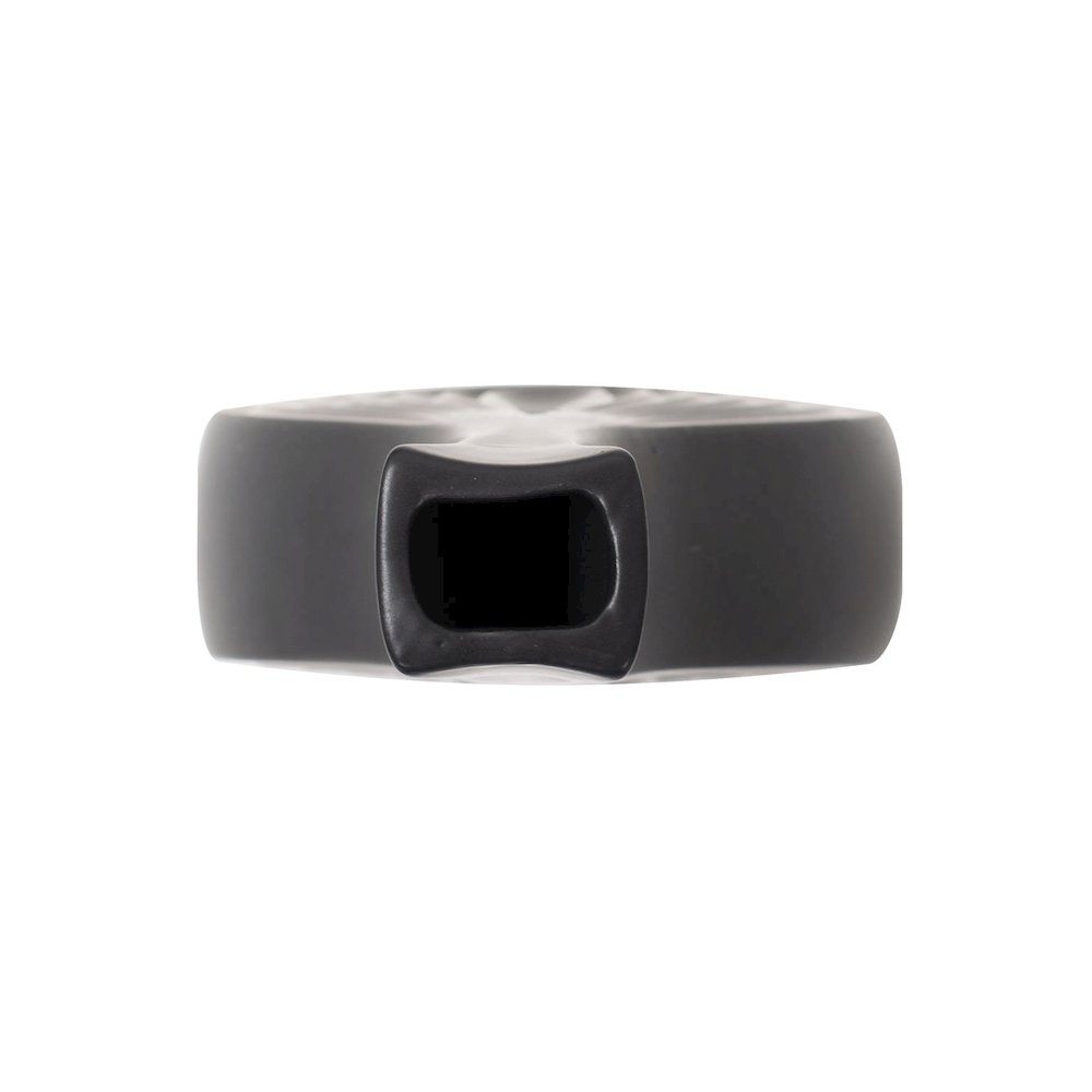 Black Onion Tapered Short Vase. Picture 4