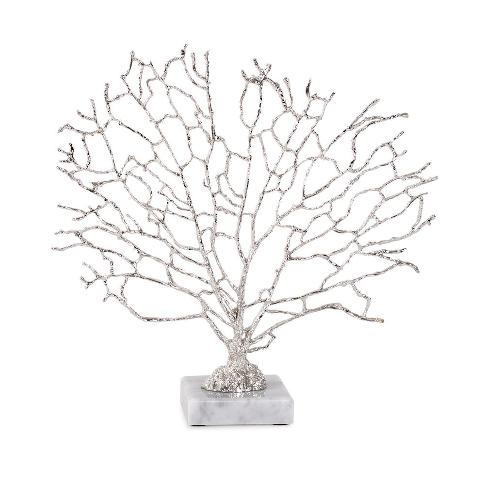 Study of Coral Sculpture On A White Marble Base. Picture 8