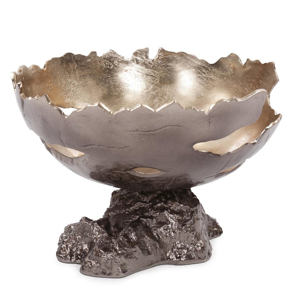 Pompei Cast Aluminum Bowl- Large. Picture 1