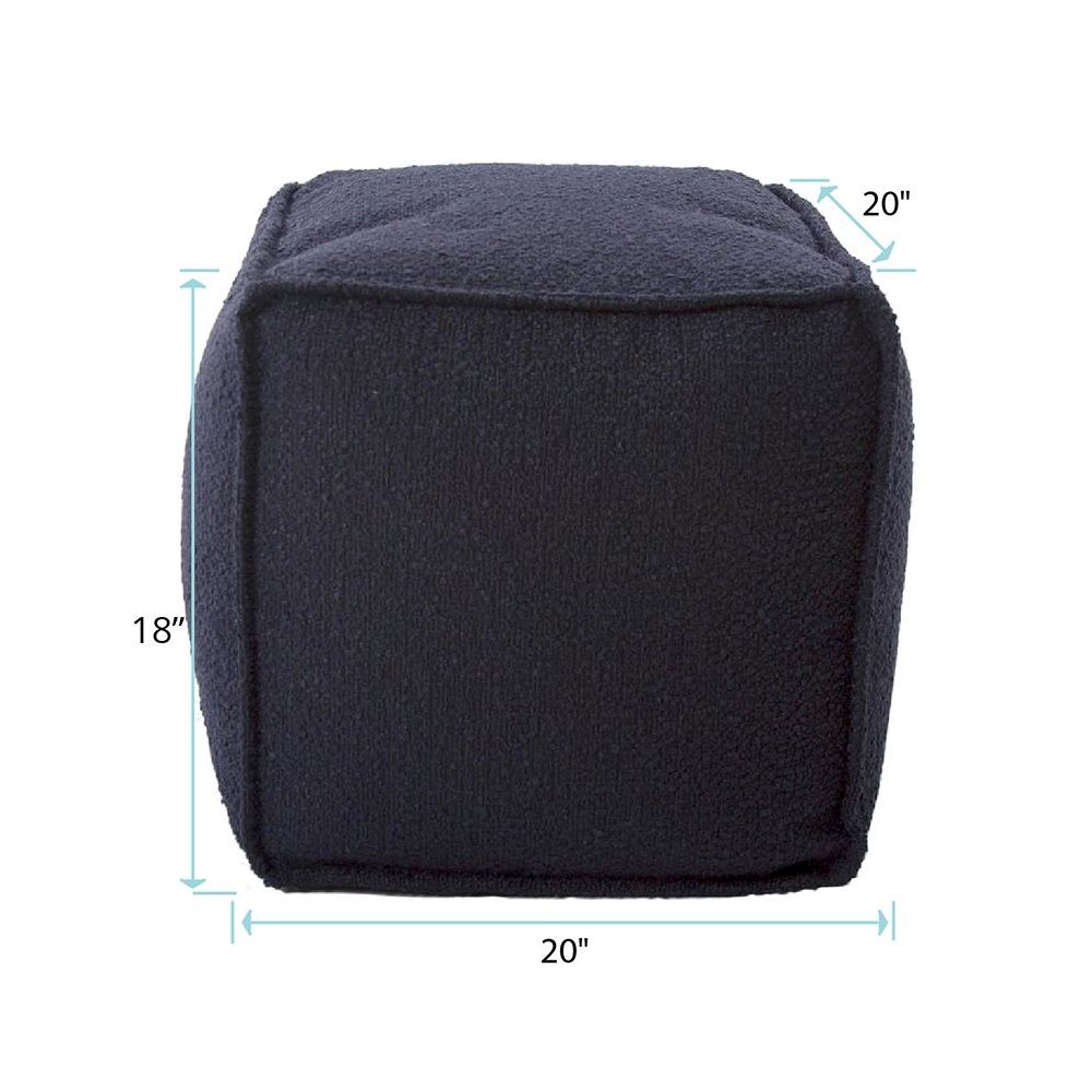 Square Pouf Barbet Royal. Picture 9