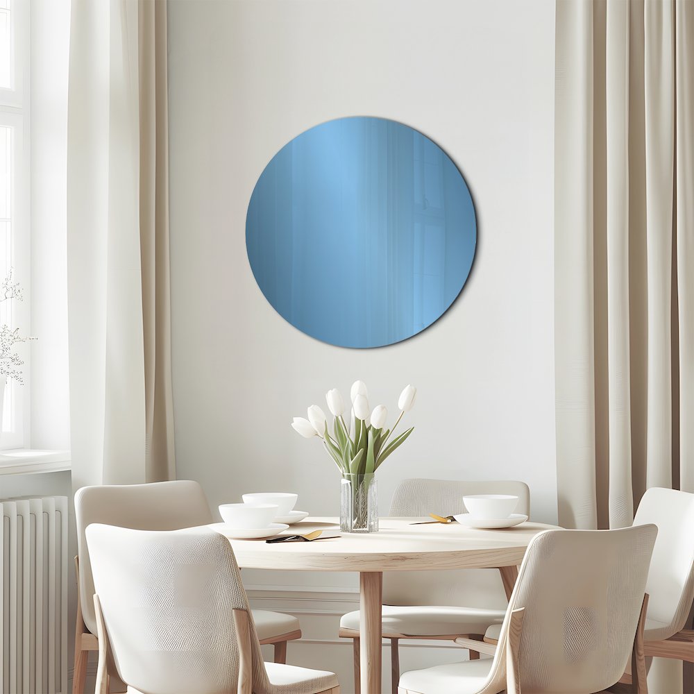 Balducci Round Sapphire Blue Mirror Large. Picture 7