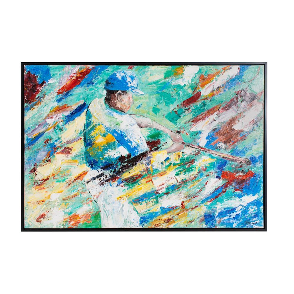 Home Run Swing Wall Art. Picture 1