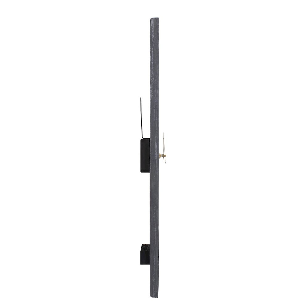 Mies Black Marble Monolith Clock. Picture 2