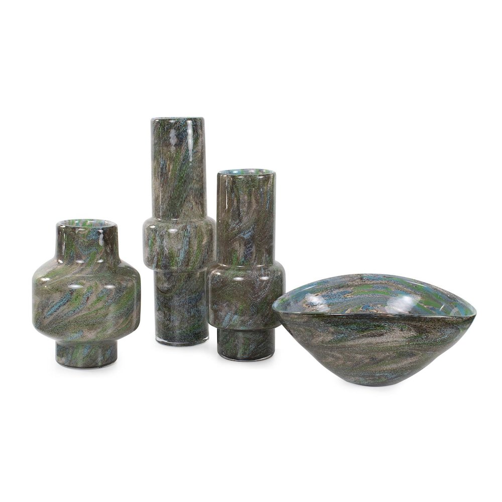 Kabir Glass Vase- Medium. Picture 8
