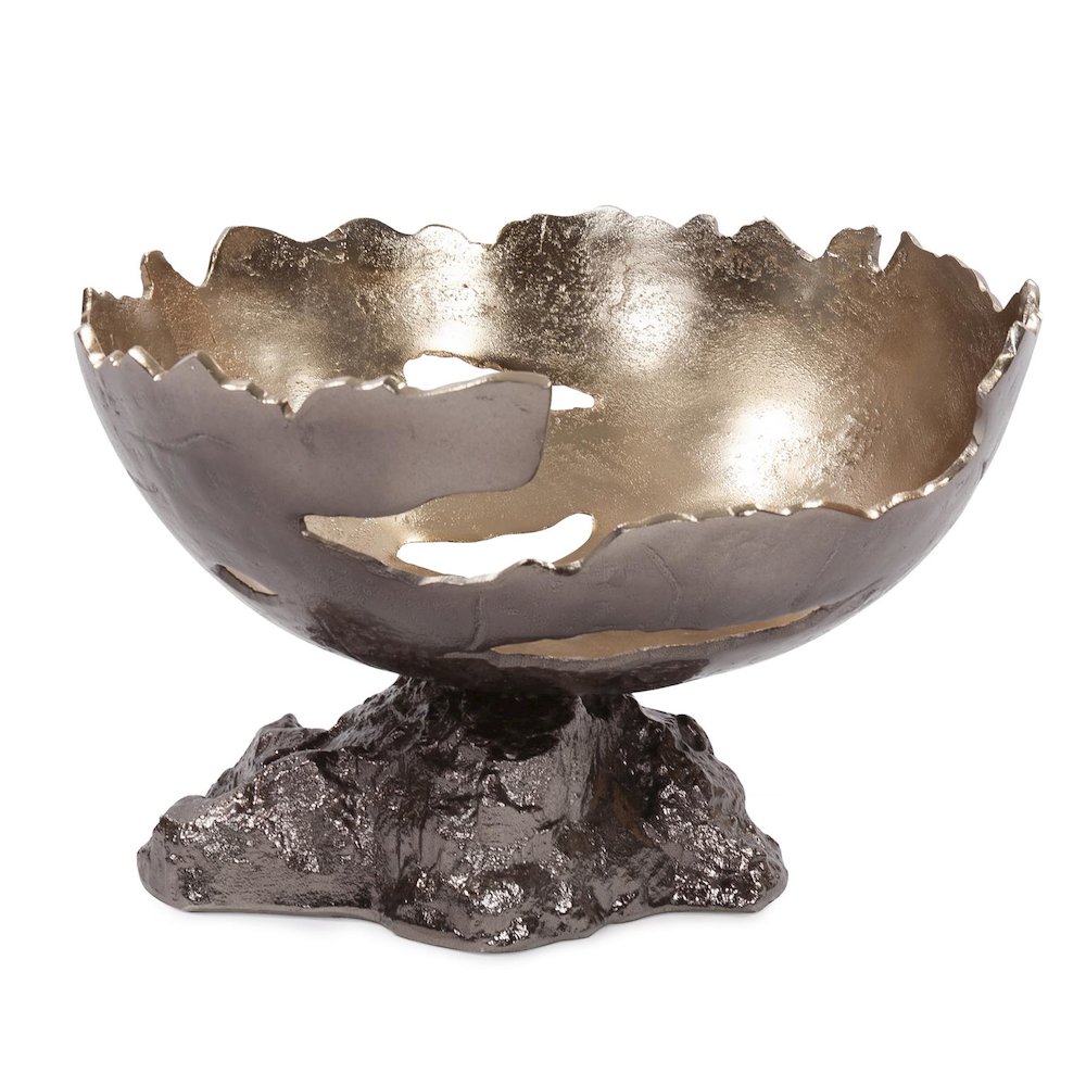 Pompei Cast Aluminum Bowl- Large. Picture 2