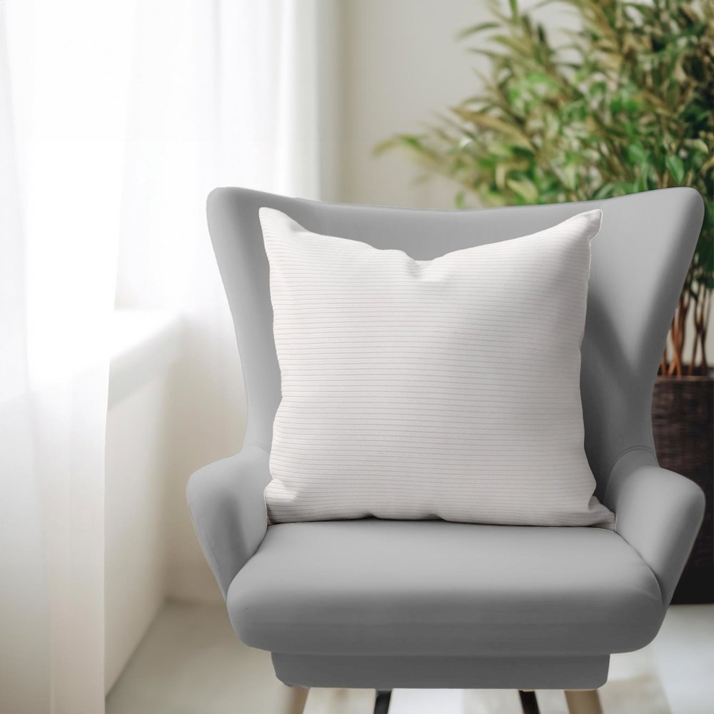Pillow 24 x 24 Pana Natural - Poly Insert. Picture 9