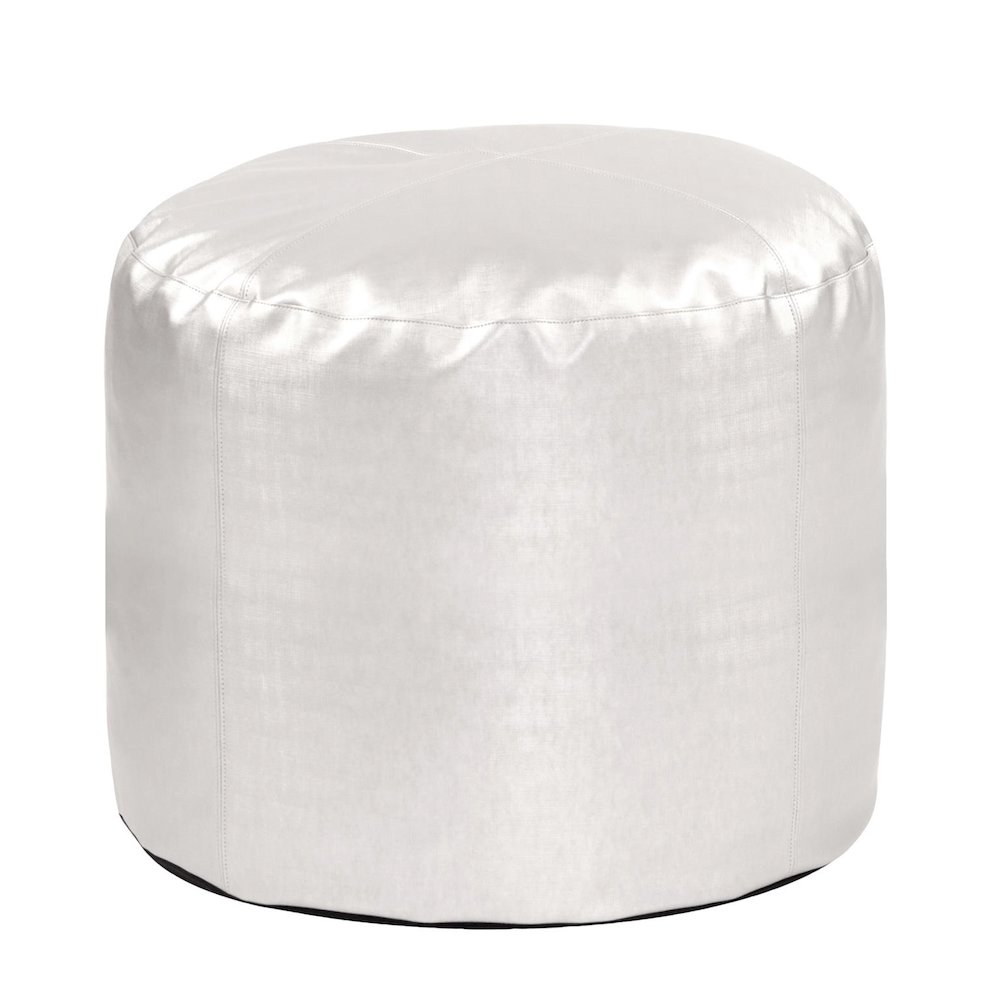 Tall Pouf Luxe Mercury. Picture 1