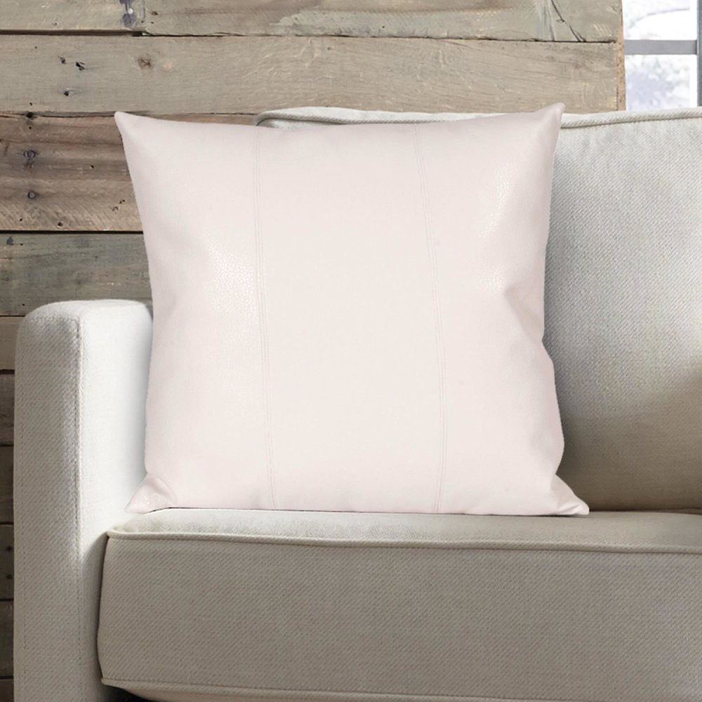 24 x 24 Avanti White Pillow. Picture 4