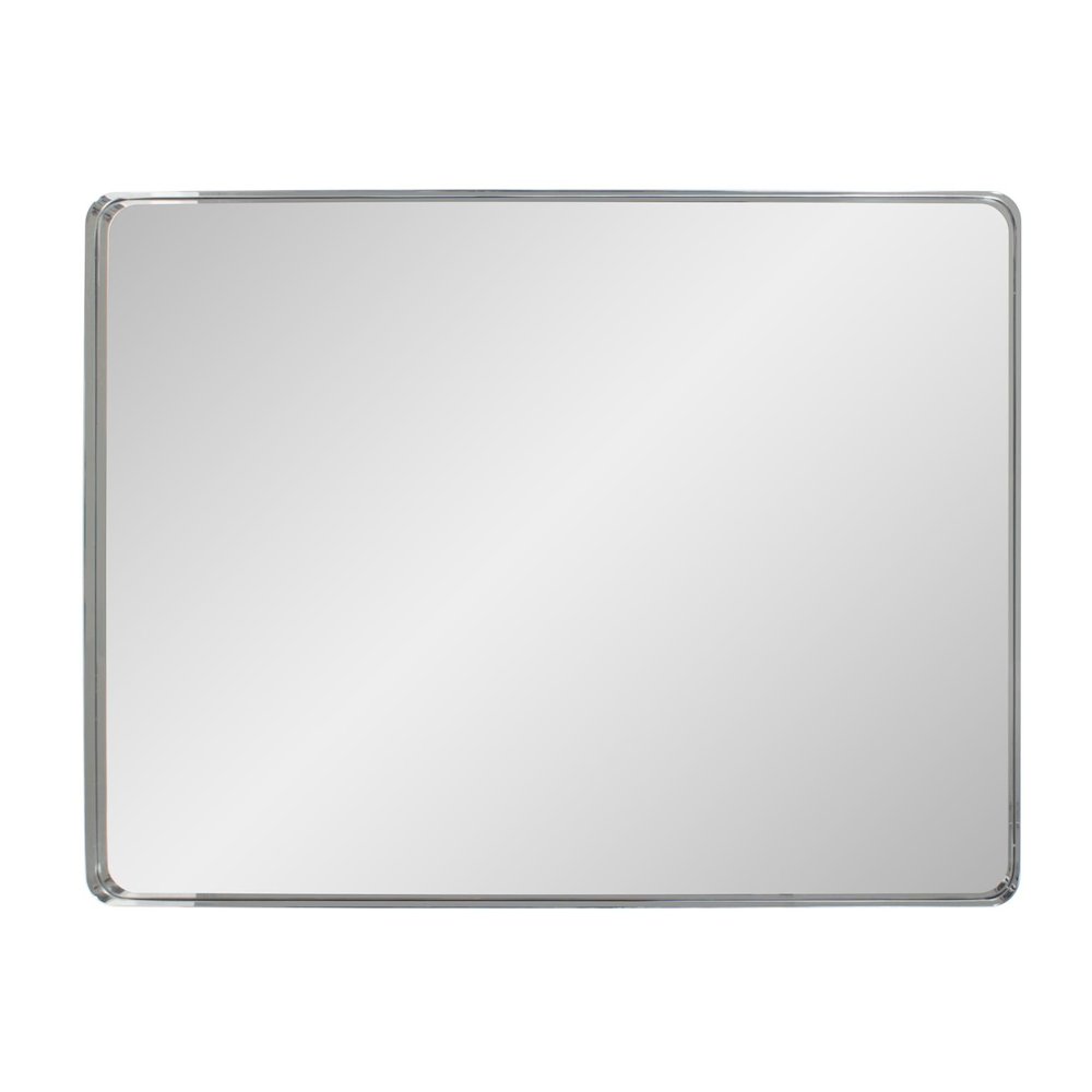 Steele Polished Silver Mirror. Picture 6