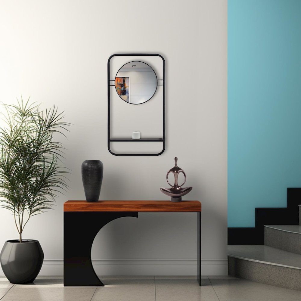 Collins Mirror with shelf. Picture 3