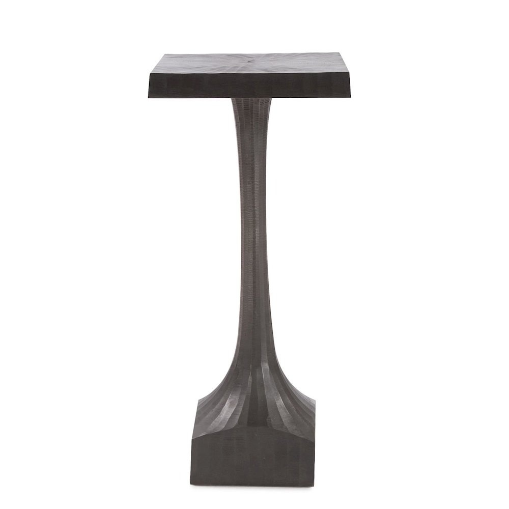Chiseled Cast Aluminum Martini Table. Picture 3