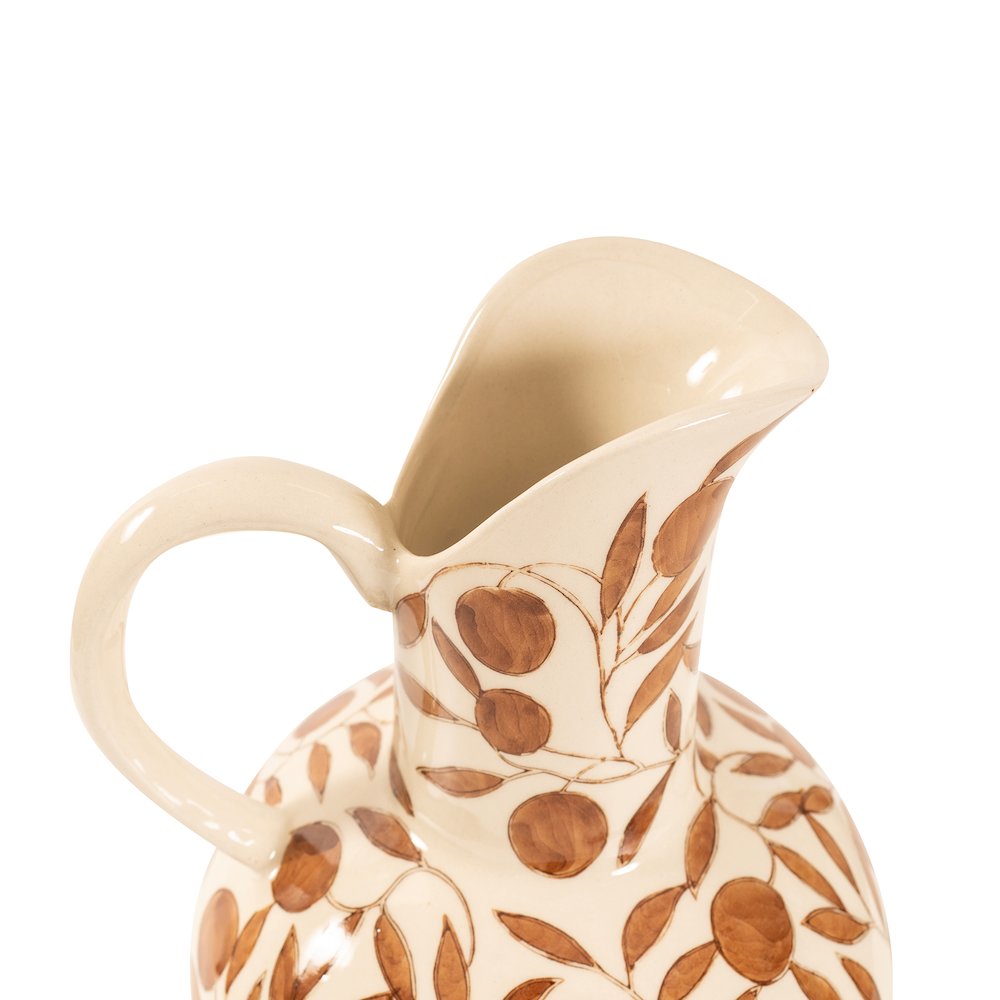 Olivia Water Pitcher Golden Brown. Picture 6