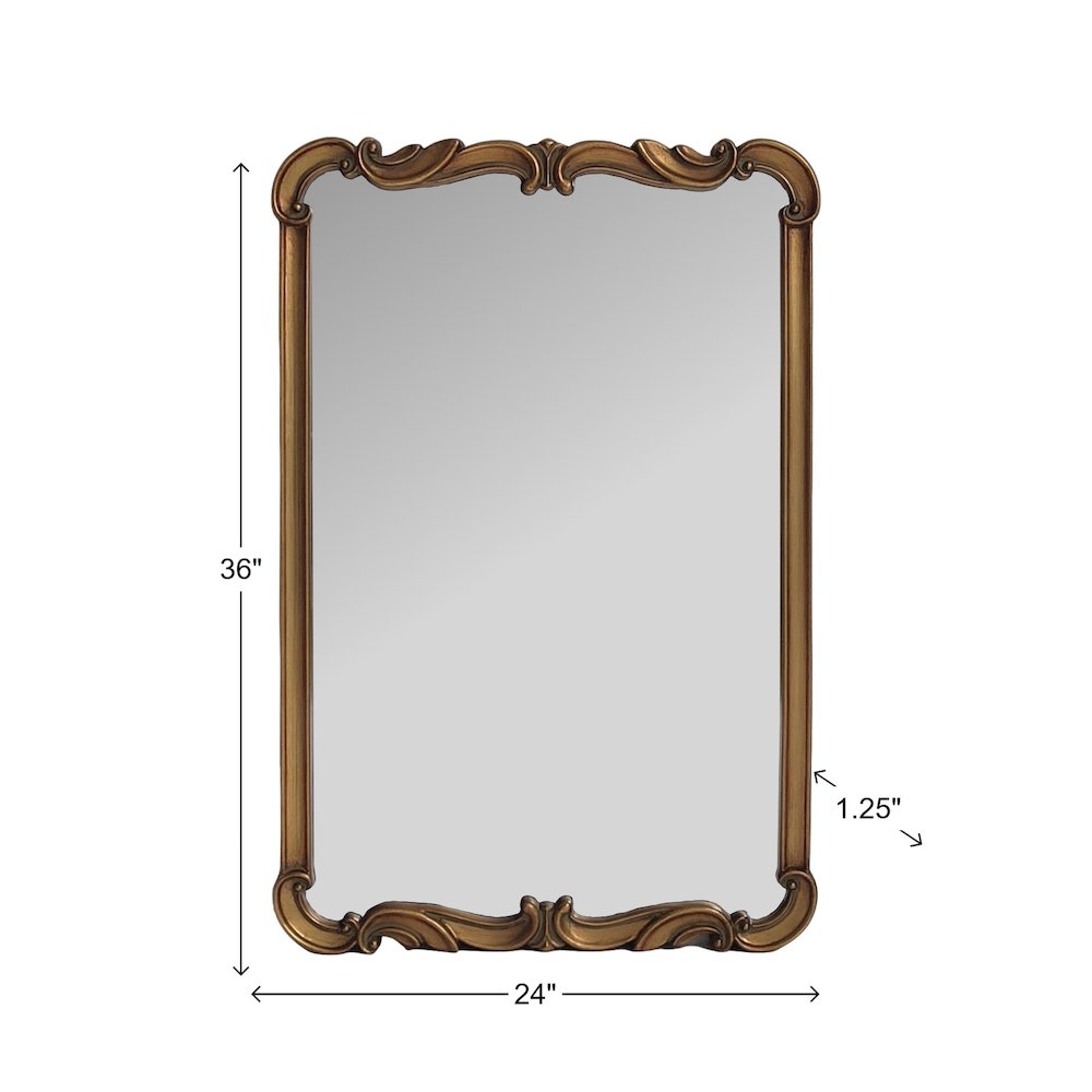 Asbille Antique Gold Wall Mirror. Picture 6