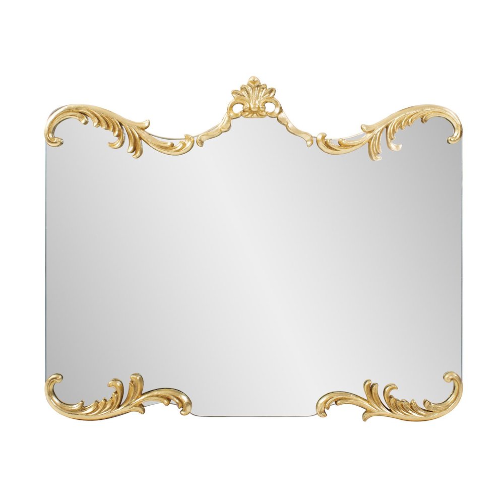 St. James Gold Gilded Mirror. Picture 1