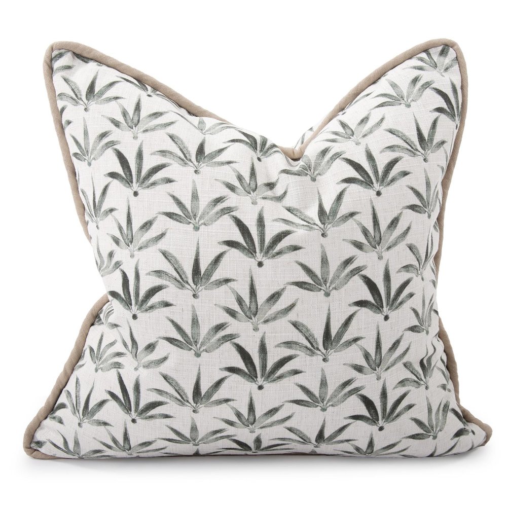 24 x 24  Pillow  Hemp Moss - Down Insert. Picture 1