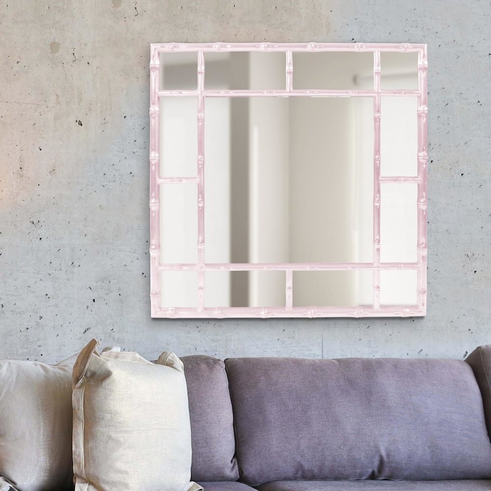 Bamboo Mirror - Glossy Lilac. Picture 2