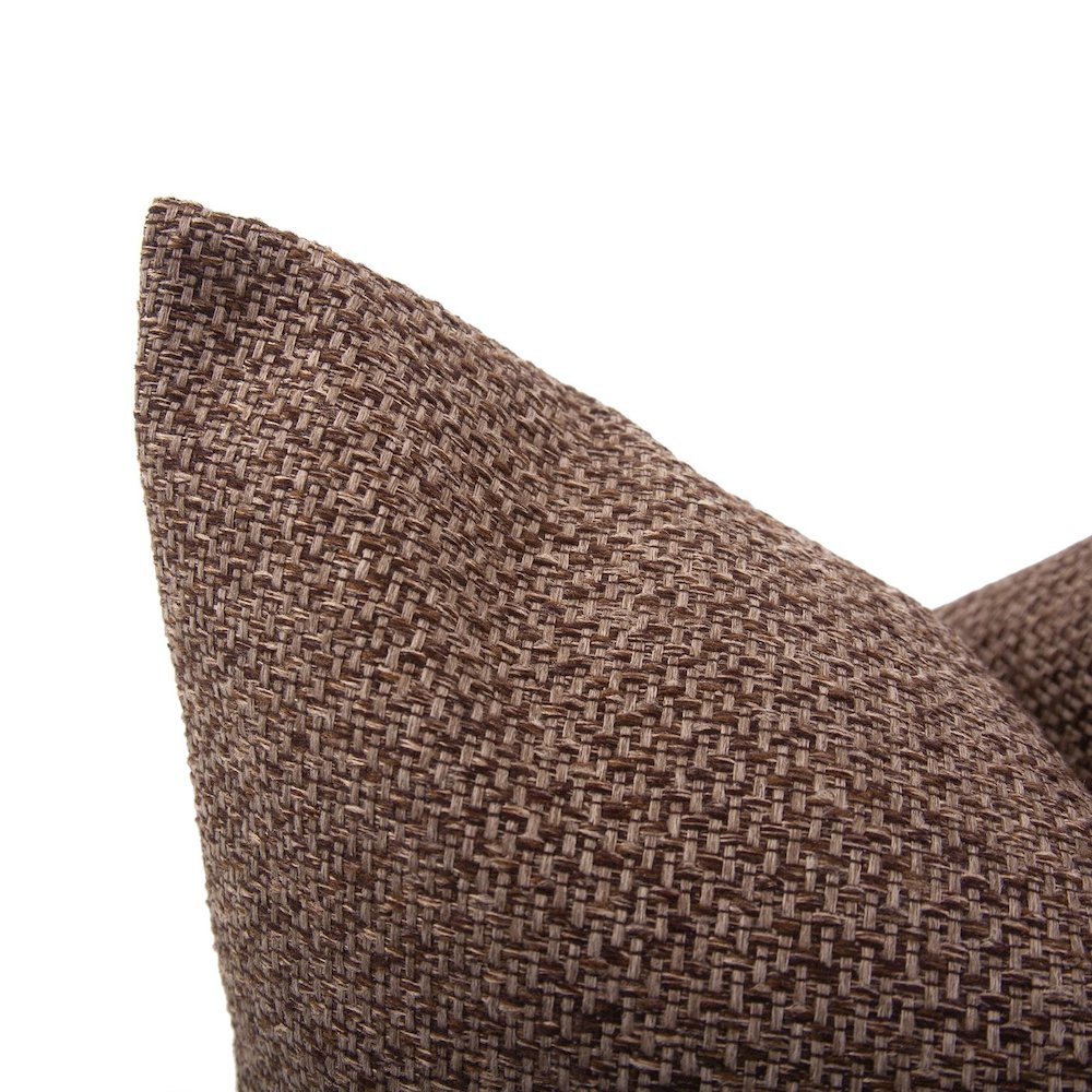 24 x 24 Pillow  Panama Chocolate  - Poly Insert. Picture 4