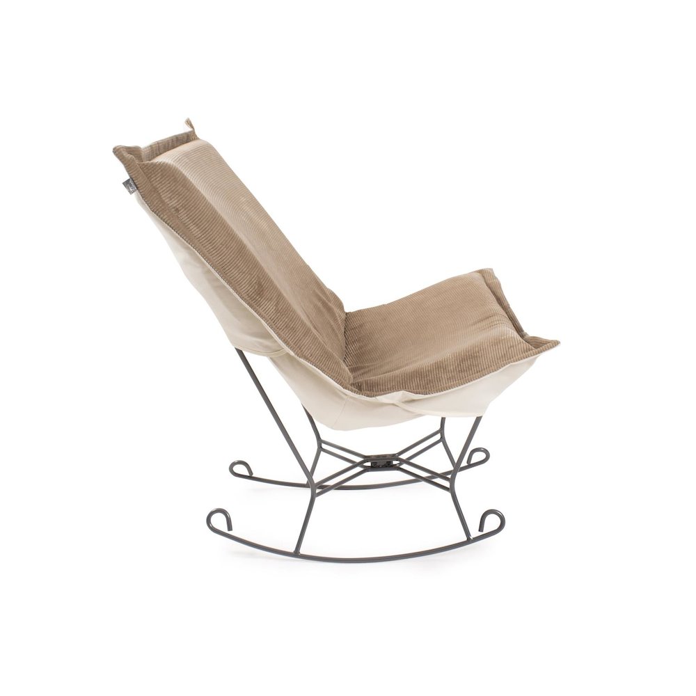 Puff Rocker Ottoman  Pana Sand/Natural. Picture 3