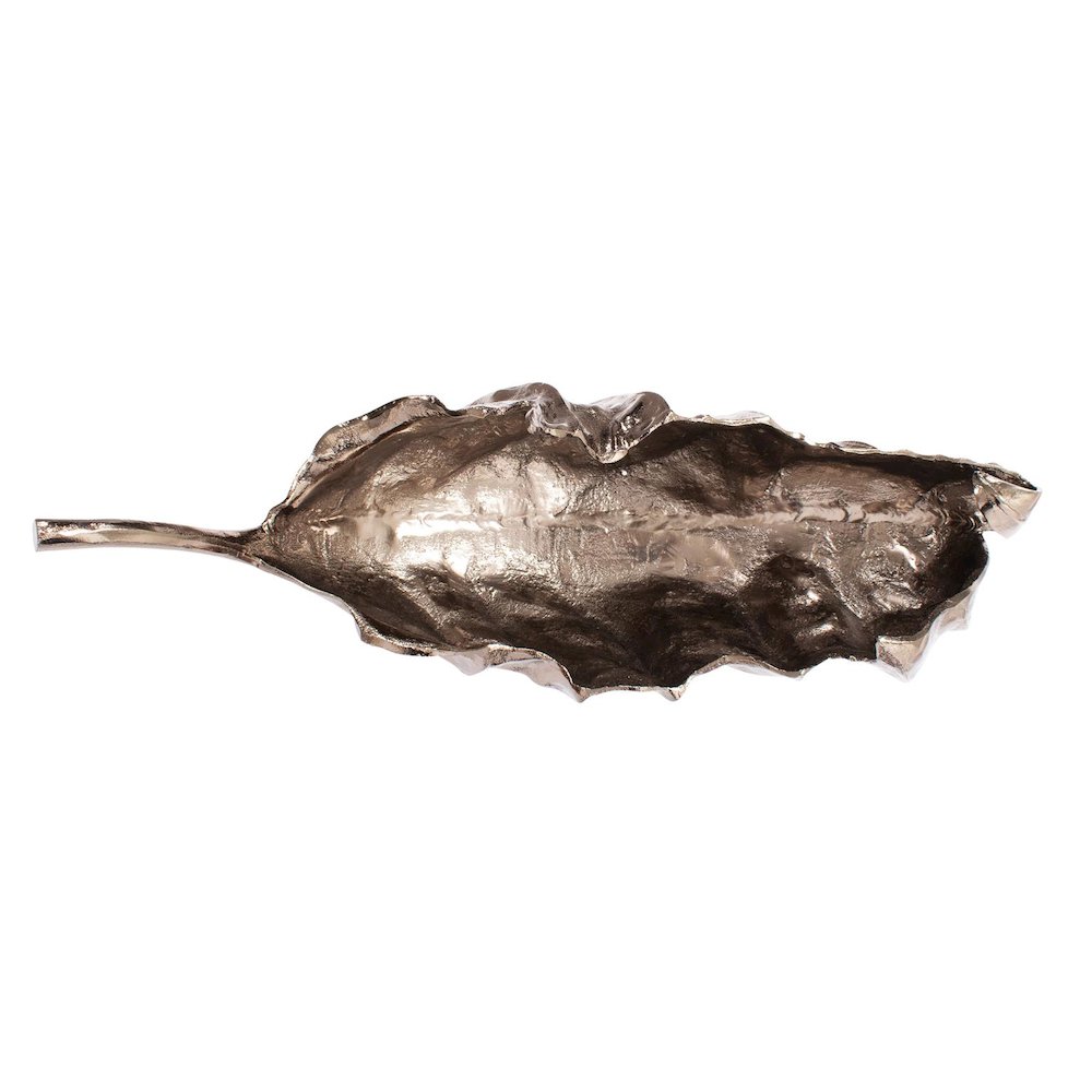 Aspen Leaf Cast Aluminum Bowl. Picture 5