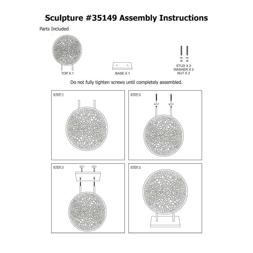 Bronze Aluminum Branch Disk Sculpture. Picture 4