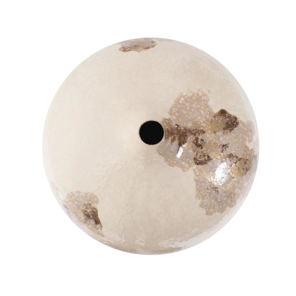 Petrini Tuscan Small Round Iron Vase. Picture 8