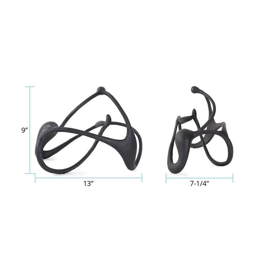 Endro Abstract Sculpture in Black. Picture 7