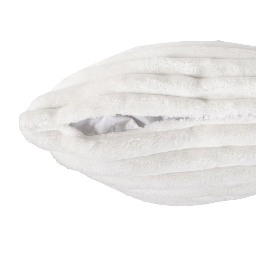 Pillow 24 x 24 Shar Pei White - Down Insert. Picture 3