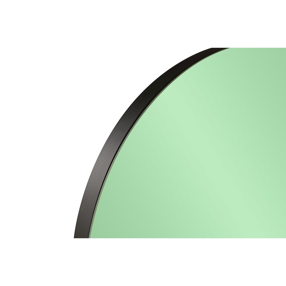 Balducci Round Emerald Green Mirror Small. Picture 2