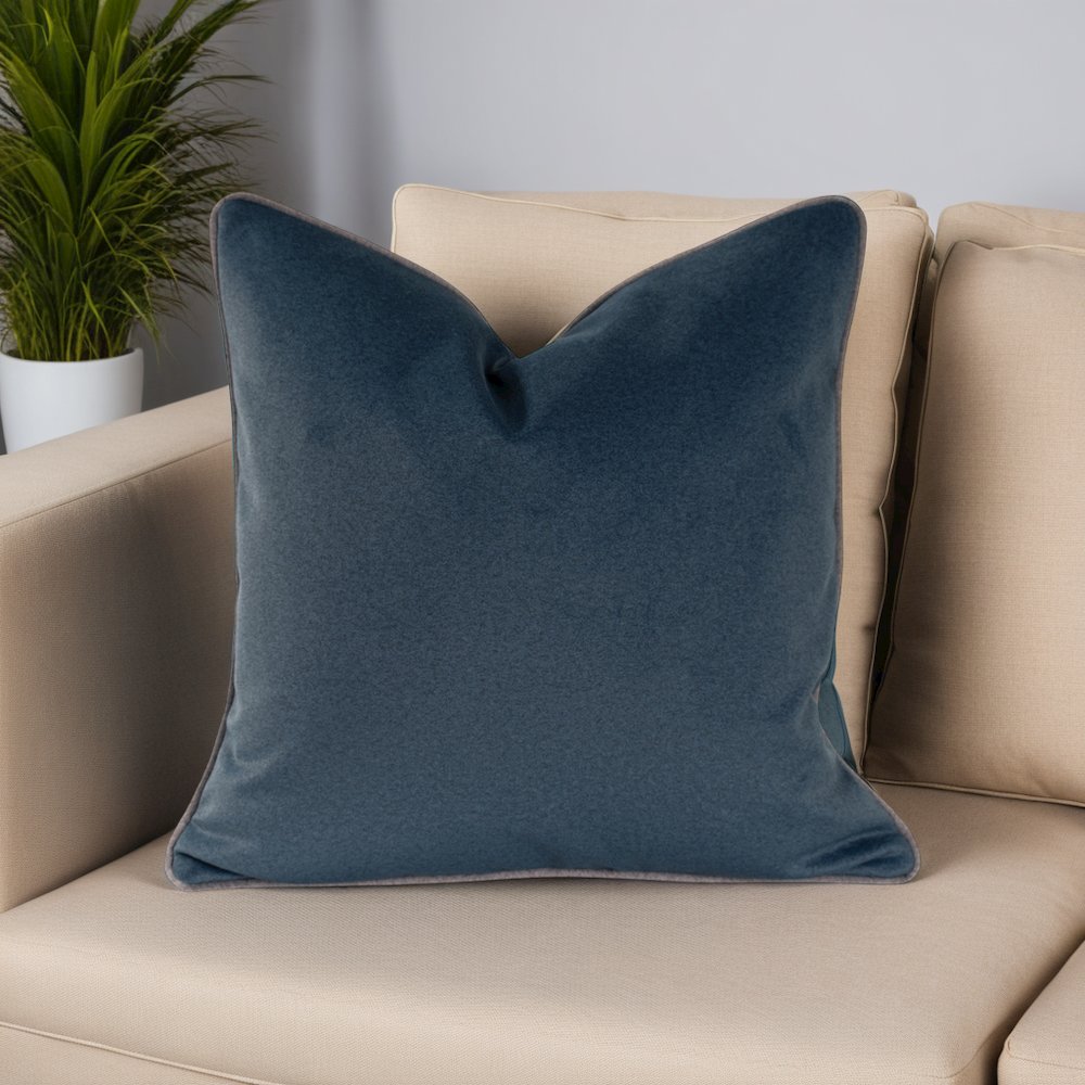 Qiviut Blue 24x24 Poly Filled Pillow. Picture 9
