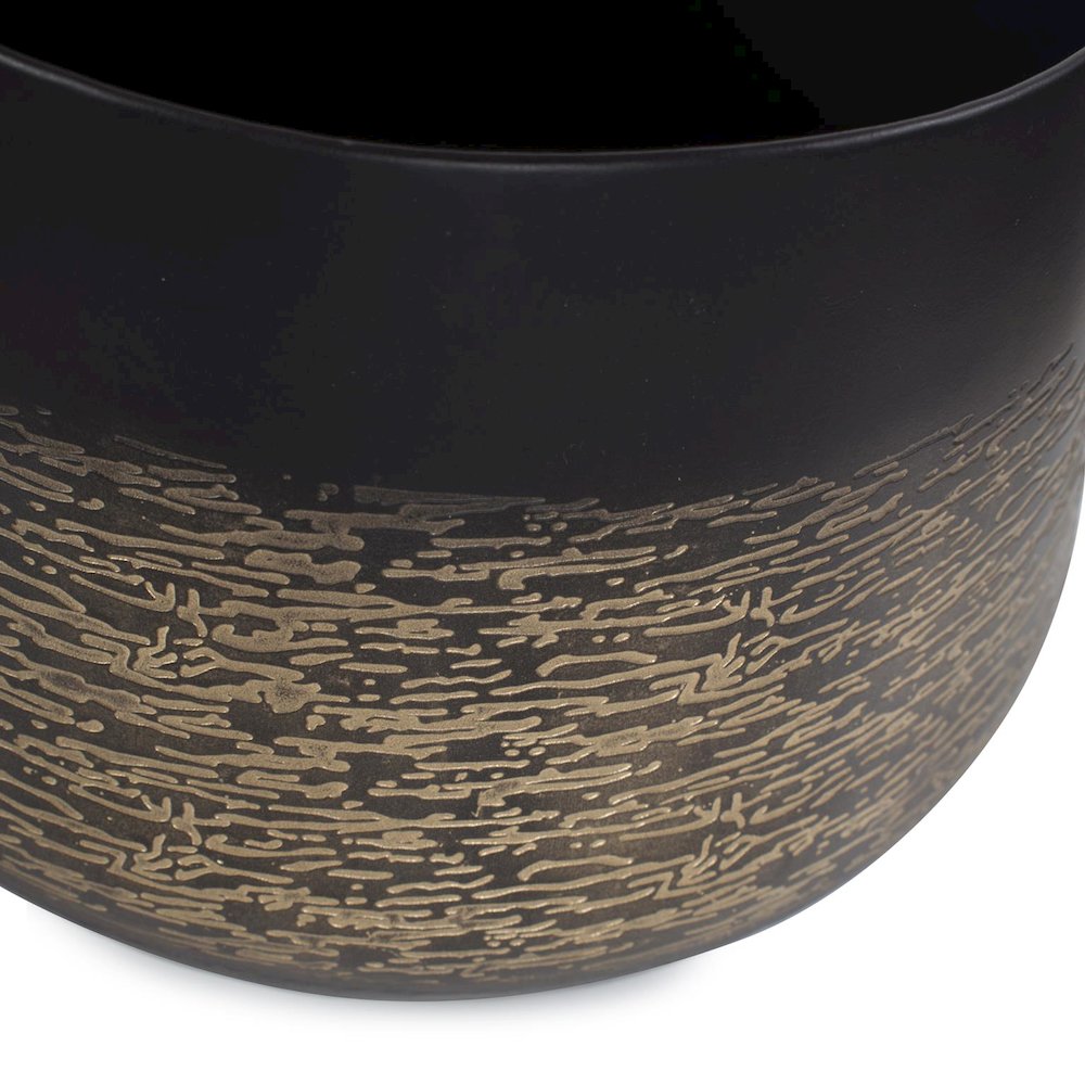 Golden Thread Wide Mouth Vessel. Picture 4