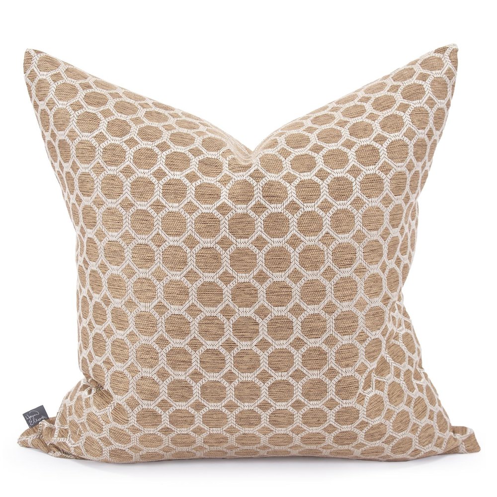 24 x 24 Pillow  Pyth Gold - Down Insert. Picture 1