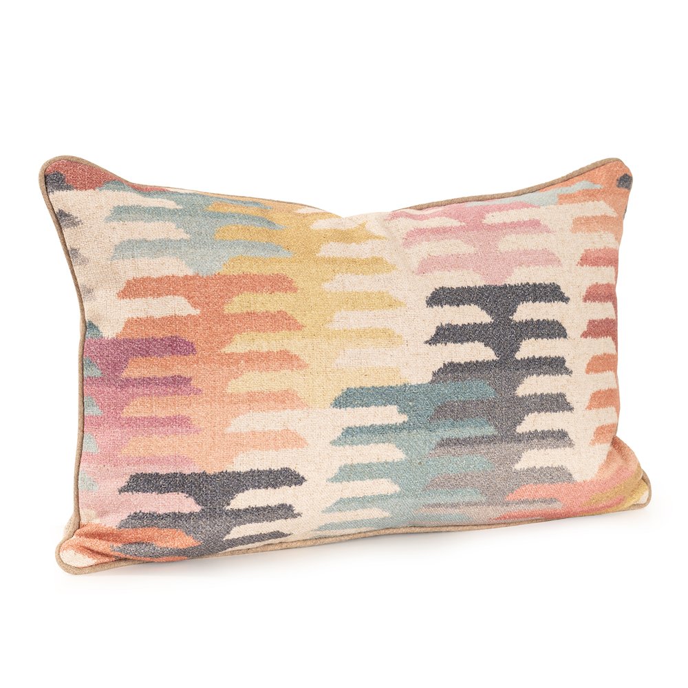 Navajo Multi 14x22 Down Filled Pillow. Picture 2