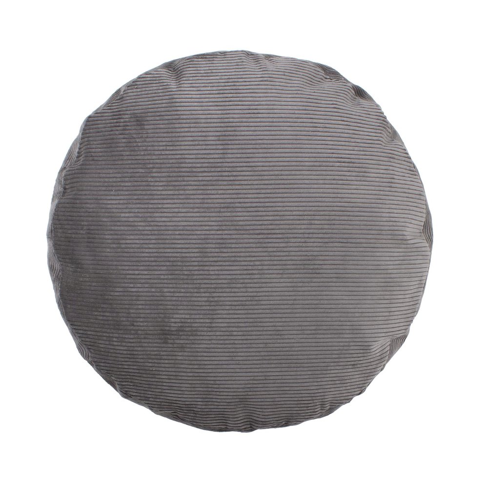 Short Pouf Pana Charcoal. Picture 3