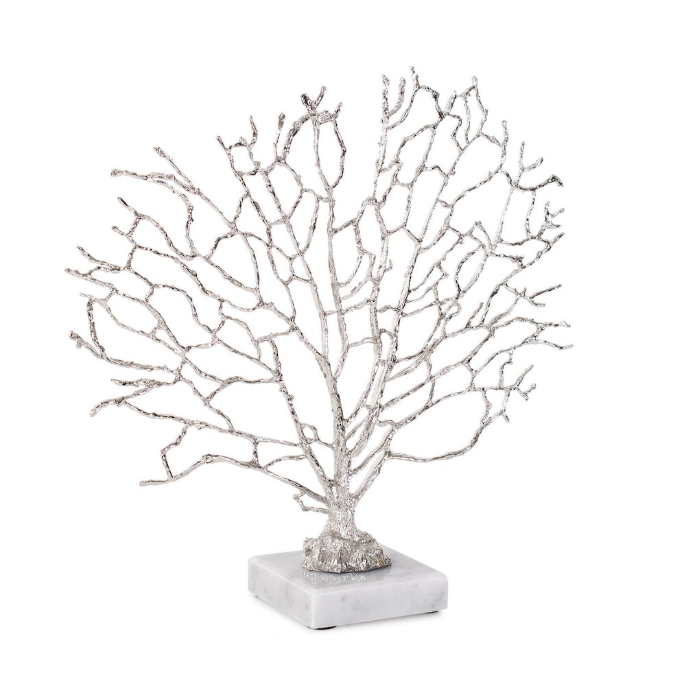 Study of Coral Sculpture On A White Marble Base. Picture 5
