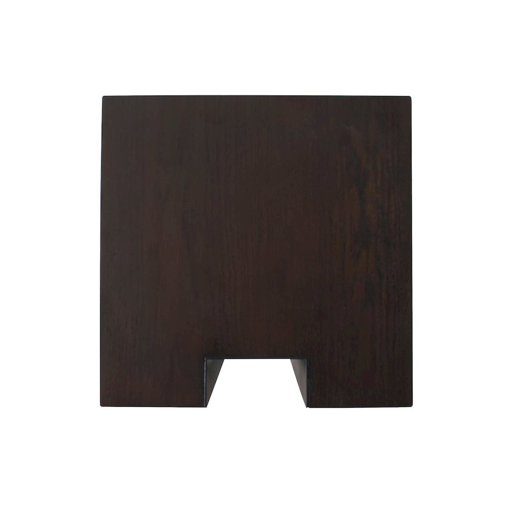 Bertoia Black Wooden Display Pedestal- Short. Picture 3