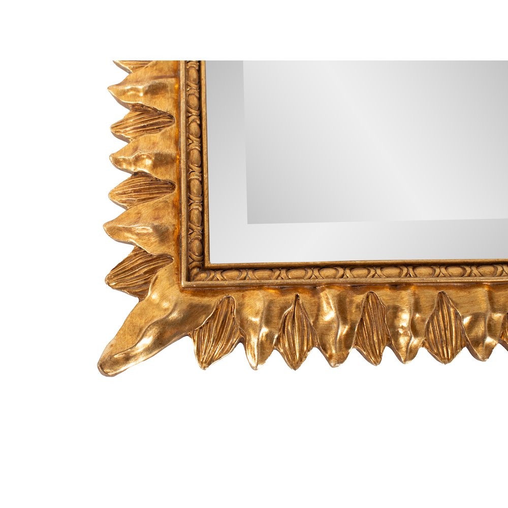 French D' Amboise Collection of Gold Petite Mirrors- Rectangular. Picture 3
