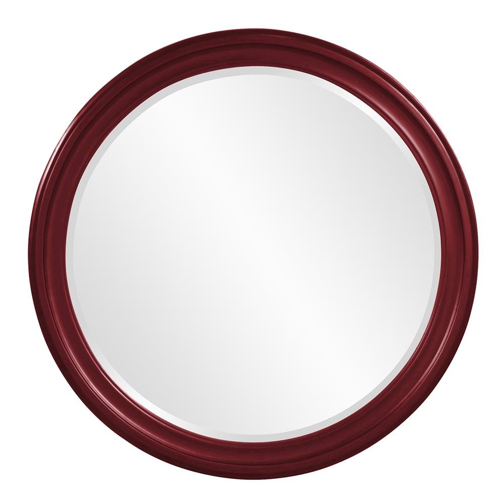 George Mirror - Glossy Burgundy. Picture 1
