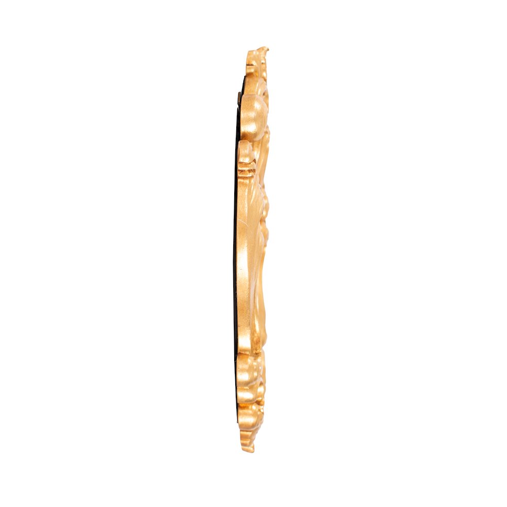 French D' Amboise Collection of Gold Petite Mirrors- Oblong. Picture 4