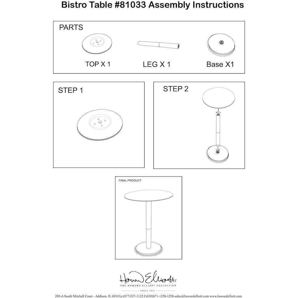 Micca Bistro Table in White Marble. Picture 6