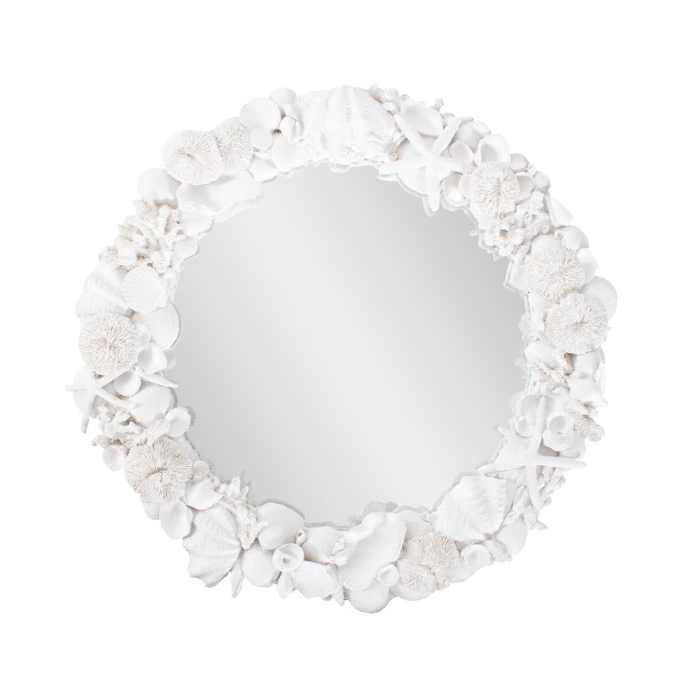 Whitewater Shell Mirror. Picture 1