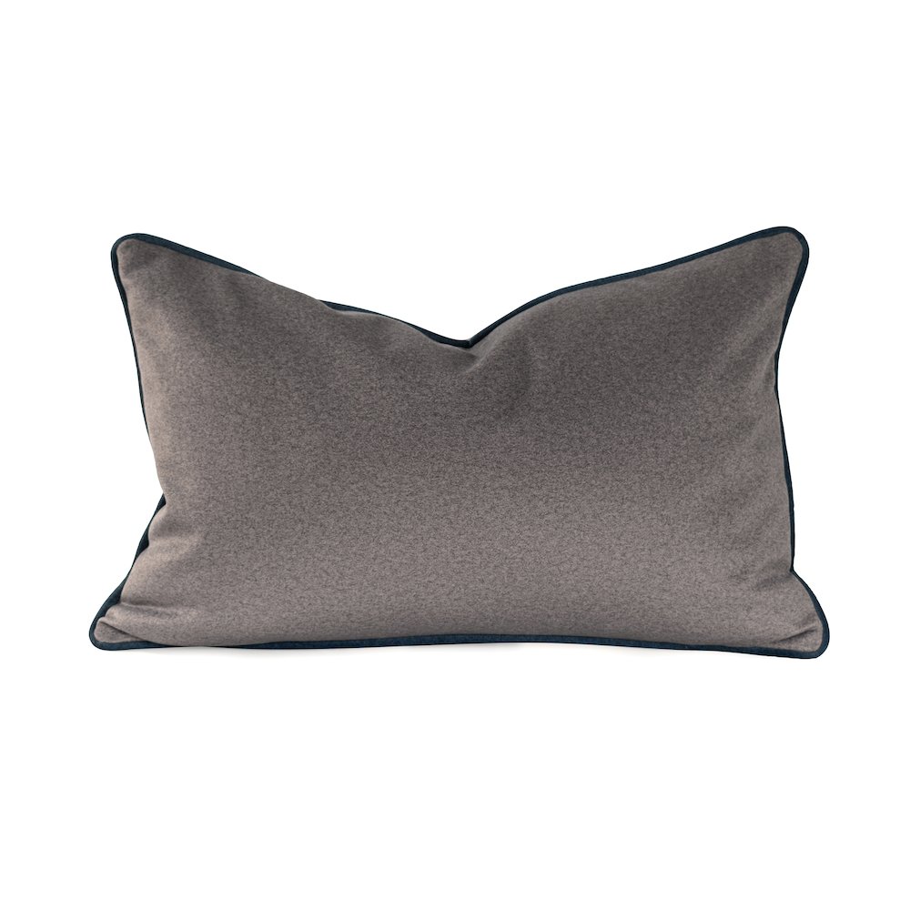 Qiviut Gray 14x22 Poly Filled Pillow. Picture 1