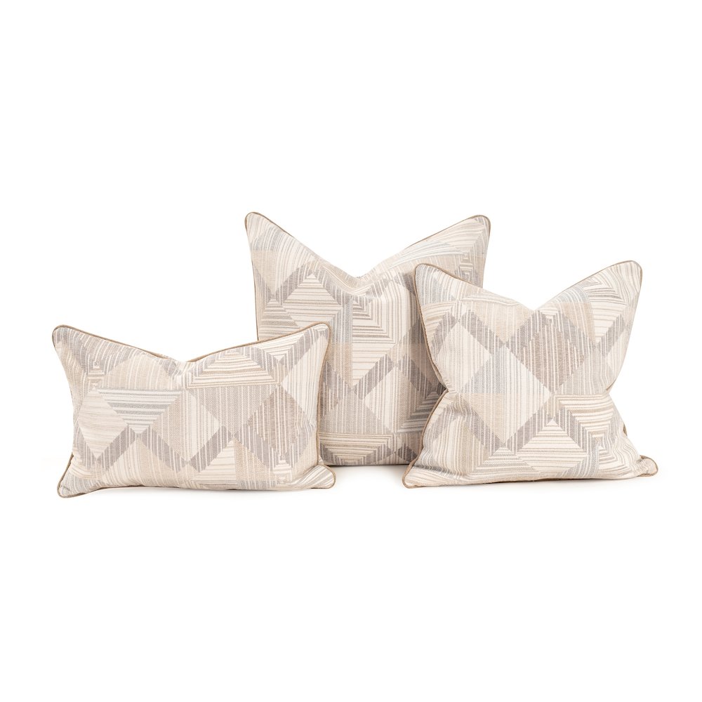 Prisma Natural 20x20 Poly Filled Pillow. Picture 6
