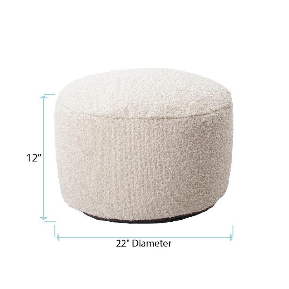Foot Pouf Barbet Natural. Picture 7