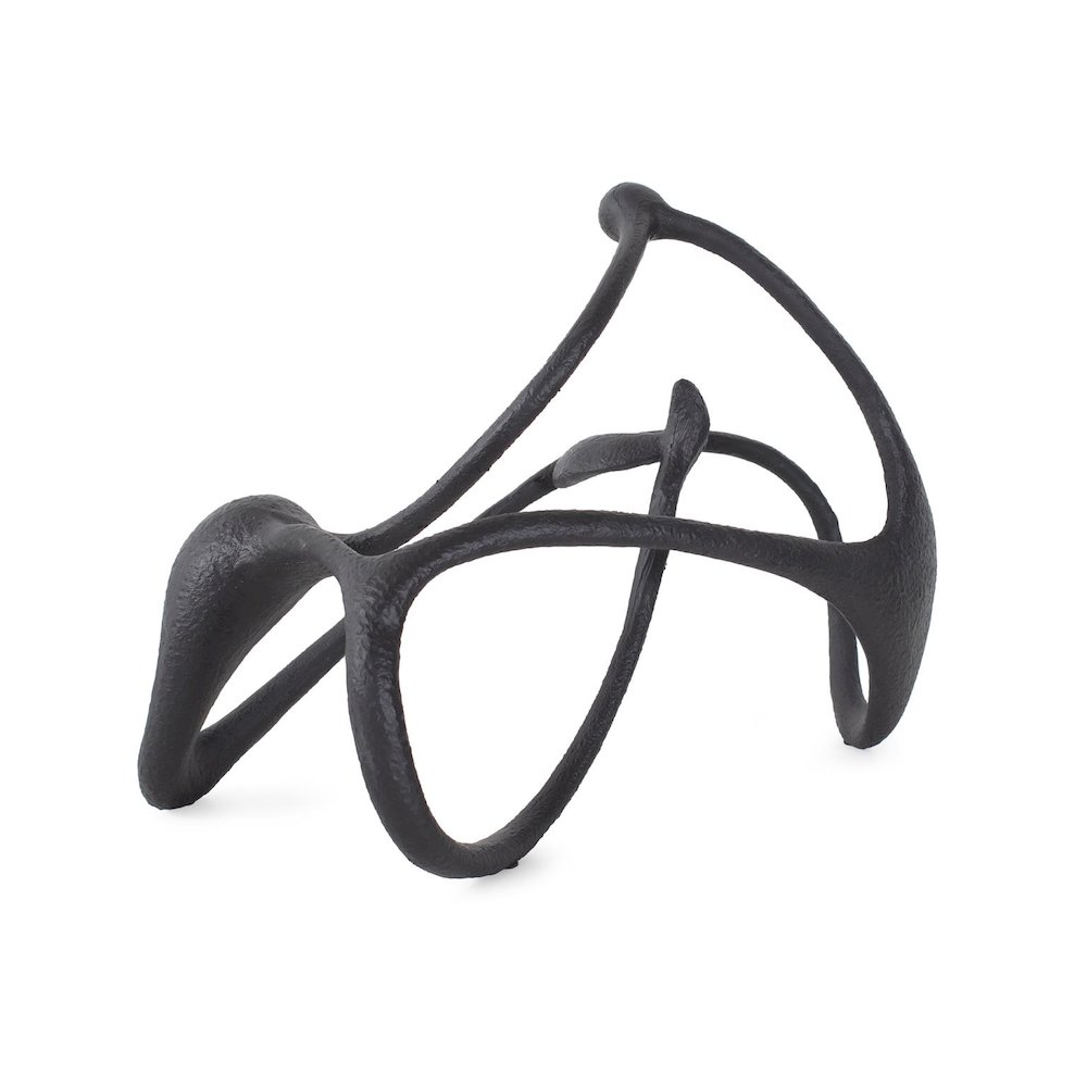Endro Abstract Sculpture in Black. Picture 3