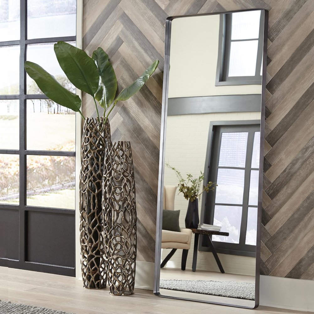 Steele Silver Oversize Mirror. Picture 8