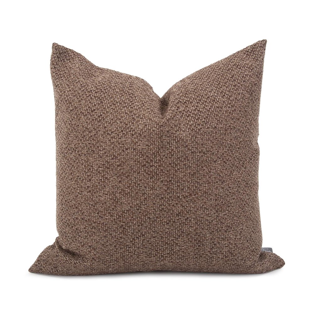 24 x 24 Pillow  Panama Chocolate  - Poly Insert. Picture 1