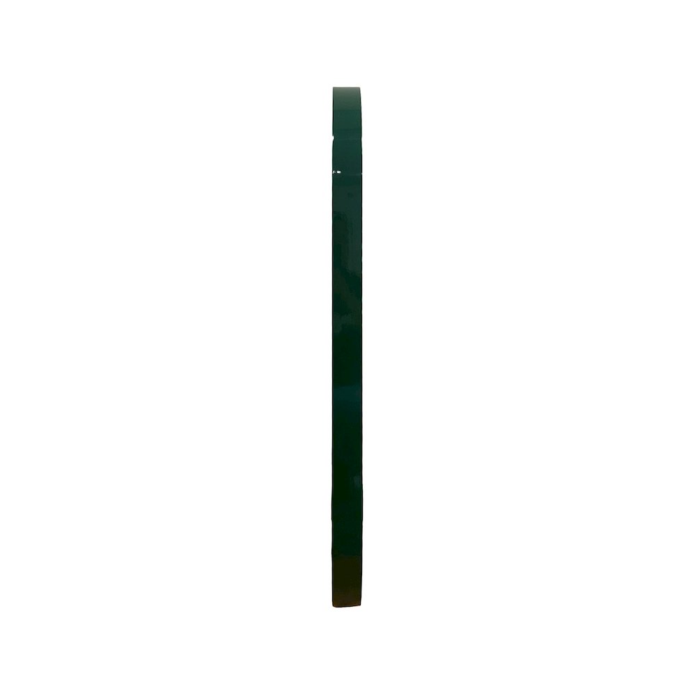 Osman Glossy Wild Green Wall Mirror. Picture 5