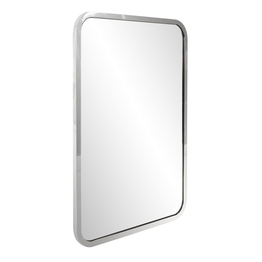 Simone Rectangular Stainless Steel Mirror. Picture 2
