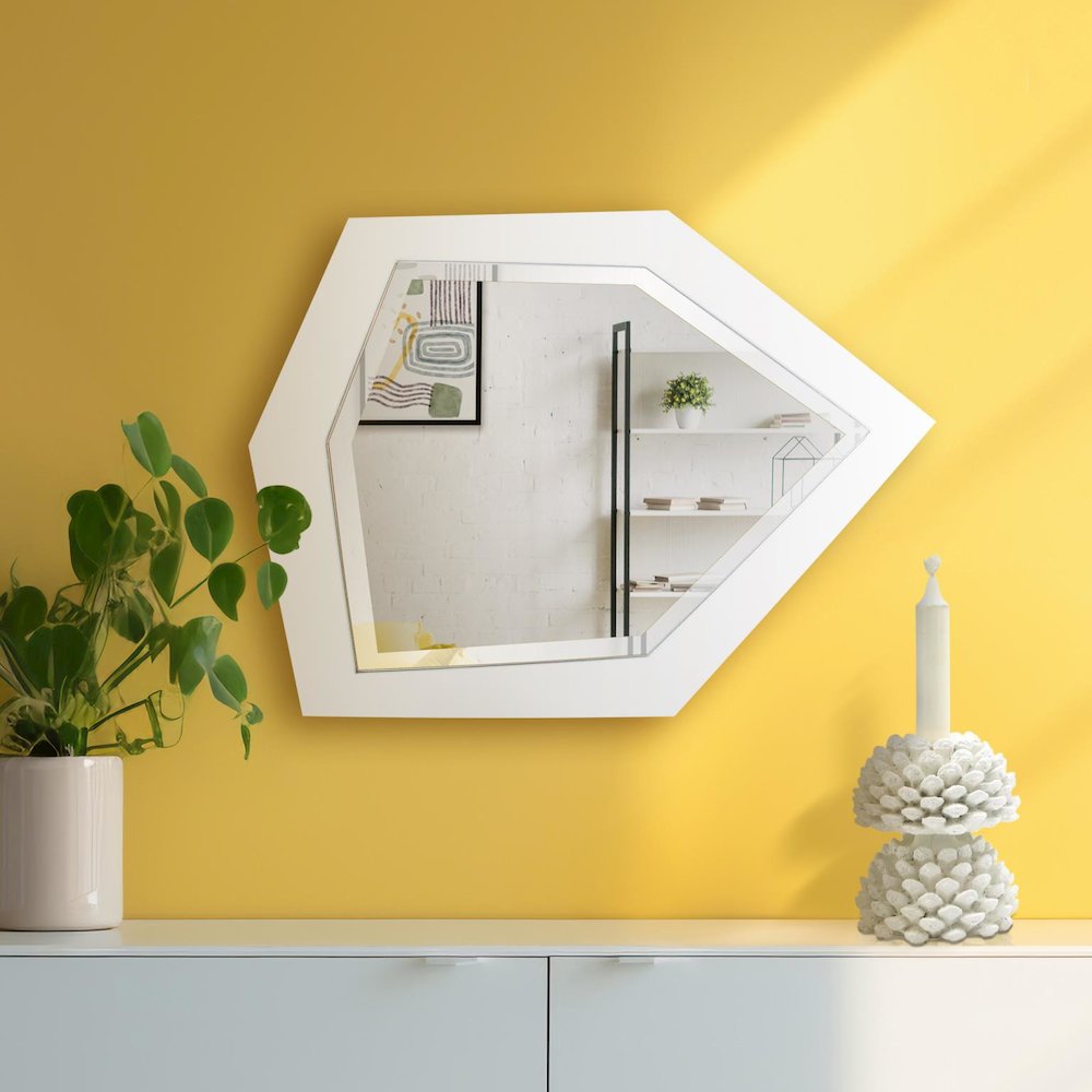 Abrams Mirror - White. Picture 9